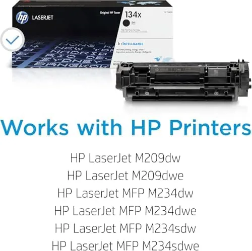 Close look at the HP 134X (W1340XD1) Original Cartridge Black Toner 2-Pack for M209/M234 build quality
