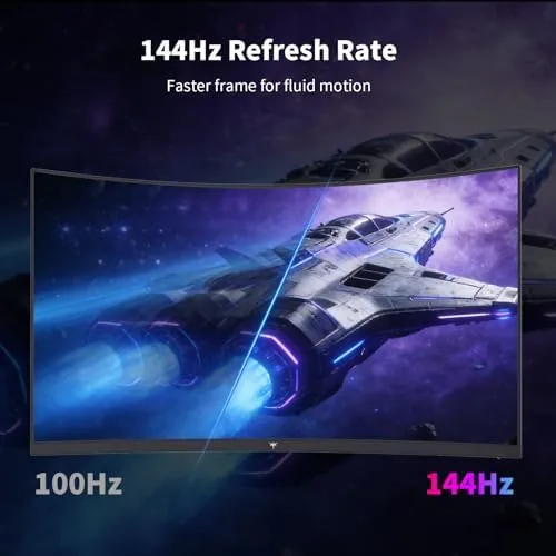 The KTC H27S5C 27 Inch Curved Gaming Monitor, 1440P QHD 144Hz in real use