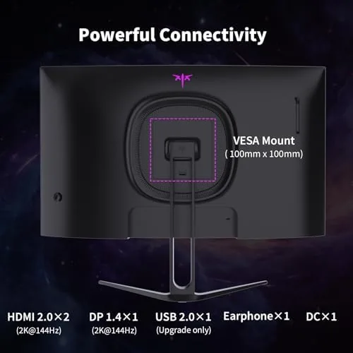The KTC H27S5C 27 Inch Curved Gaming Monitor, 1440P QHD 144Hz compared in context