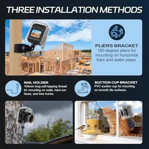 Another view of the Time Lapse Camera WiFi Construction Outdoor 4k Timelapse Camera |
