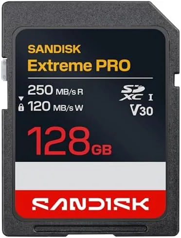 SanDisk 128GB Extreme PRO SD Card Review: V30 Speed for 4K Shooting
