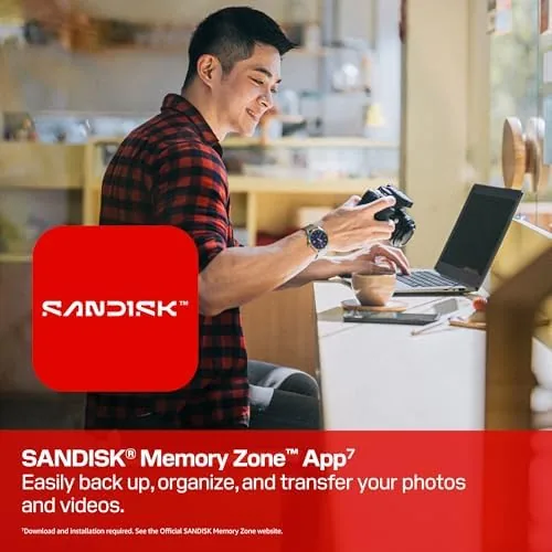 Card in a card reader transferring a large photo library to a laptop