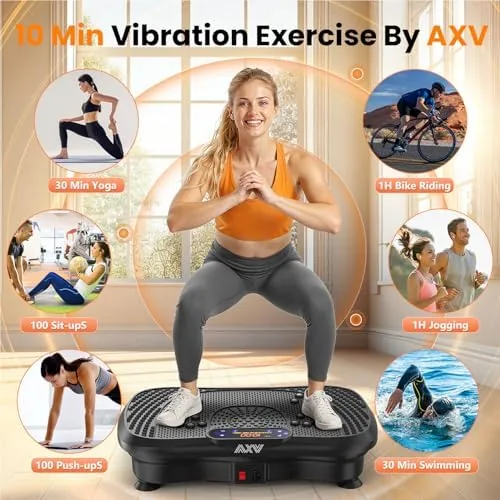 Close up of the control panel and speed presets on the vibration plate