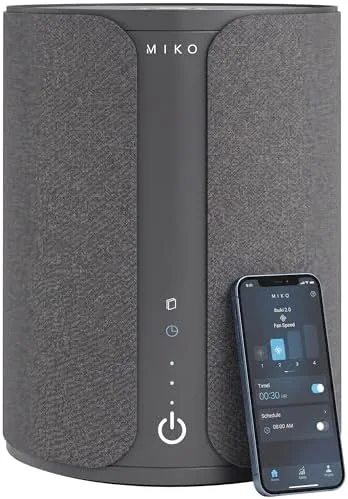 MIKO Ibuki 2.0 Smart H13 HEPA Air Purifier for Home | 3-stage filtration, app Review: Tested and Rated
