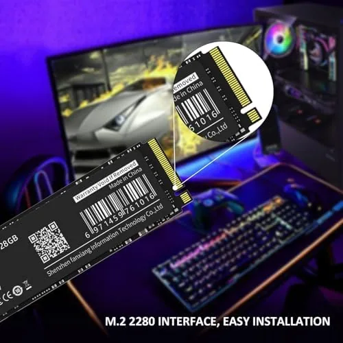 The fanxiang S501 128GB NVMe SSD 3D NAND1.3 PCIe Gen3x4 M.2 compared in context