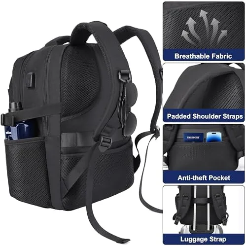 The DEYACE Laptop Backpack 17 Inch Large Computer Bag for Men compared in context