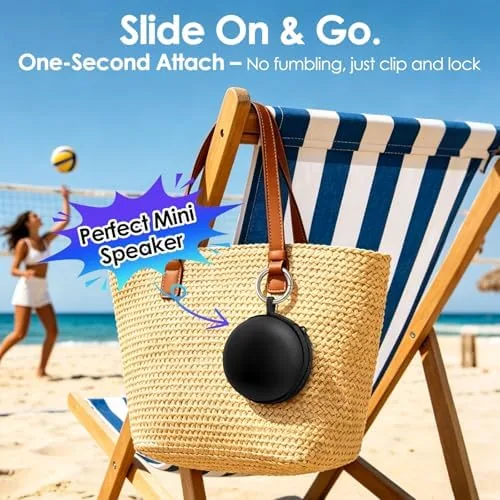 Another view of the Portable Bluetooth Speaker Case Packed, Mini Speaker, Noise Mic |