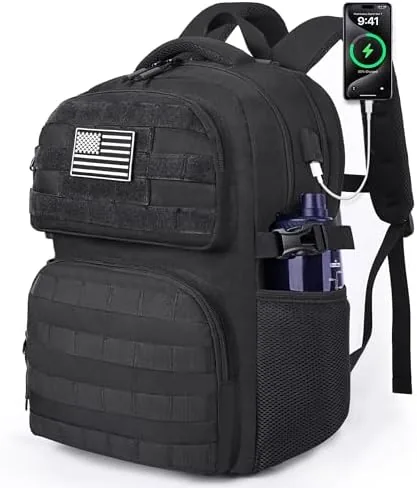 MOZETO 17 Inch Laptop Backpack, Large Tactical Inspired Travel Bag | USB Charger Port Review: Tested and Rated