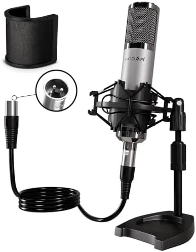 XLR Condenser Microphone with Desktop Stand for Vocals and Podcasting | 48V power required Review: Tested and Rated