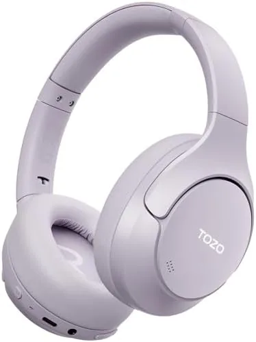 Overview of the TOZO HT3 Hybrid Noise Cancelling Wireless Headphones, 90H Over Ear
