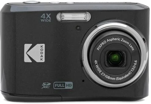 The rear screen and controls of the Kodak PIXPRO FZ45