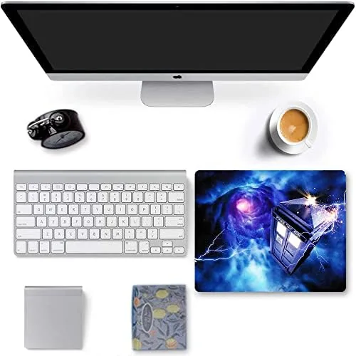The Cool Science Fiction Mouse Mat, Waterproof Non Slip Rubber Base in real use