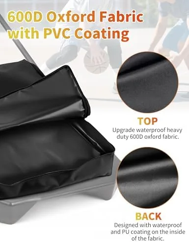 The Basketball Hoop Sandbag, Durable Oxford Fabric Weighted Base Bag | compared in context