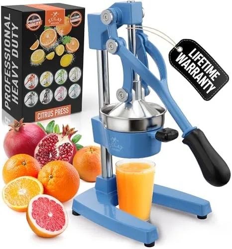 Zulay Cast Iron Citrus Press Review: Built to Squeeze, Easy to Rinse