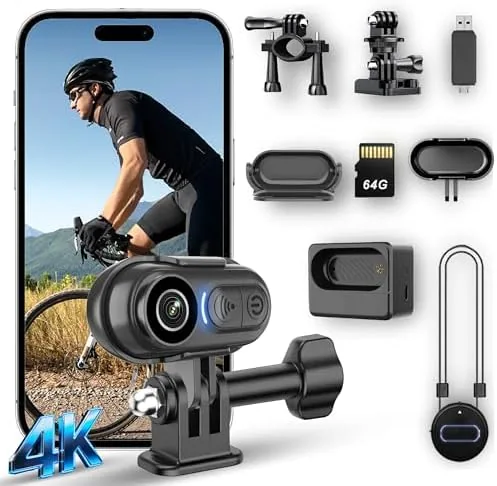 Body Camera 4K Mini, Wearable POV Action Cam with Audio & Video Recording 64GB Review: Tested and Rated