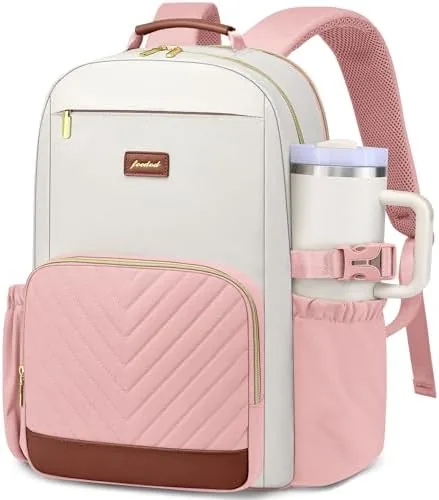 Overview of the Focdod Laptop Backpack for Women Bookbag: 17 inch Work Backpacks