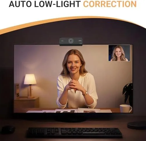 The Webcam for PC, HD 1080P USB Plug-and-Play Computer Web Camera compared in context