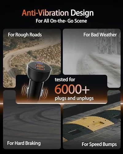 The USB C Car Charger, 2 Pack 70W Fast Charging Cigarette compared in context