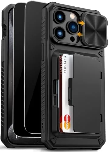 Vihibii for iPhone 15 Pro Max Case with Privacy Screen Protector, Black | Card Review: Tested and Rated