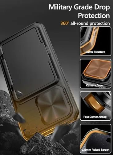 The Vihibii for iPhone 15 Pro Max Case with Privacy Screen compared in context