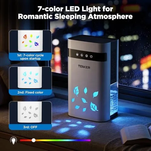 The Dehumidifier for Home, 77oz Water Tank (1000 sq.ft) Dehumidifiers, Quiet compared in context