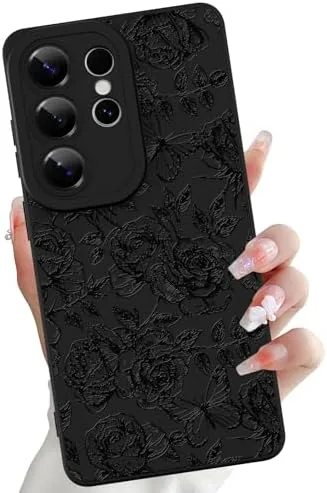 OOK Compatible with Samsung Galaxy S26 Ultra Case, Black Butterfly Rose | Silicone Flower Review: Tested and Rated
