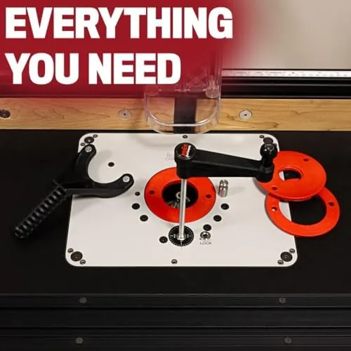 Close look at the JessEm Rout-R-Lift 3.5XT Router Table Lift System for 3-1/2" Motors build quality