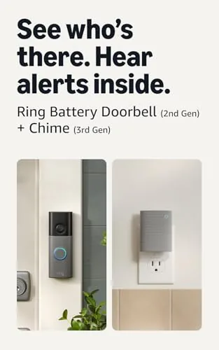 Ring Battery Doorbell (newest model), Speckled Gray with Chime (newest model), White Review: Tested and Rated