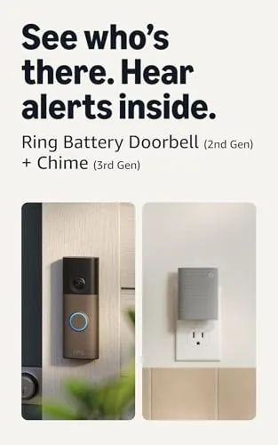 Testing the Ring Battery Doorbell (newest model), Speckled Gray with Chime (newest model), White over two weeks
