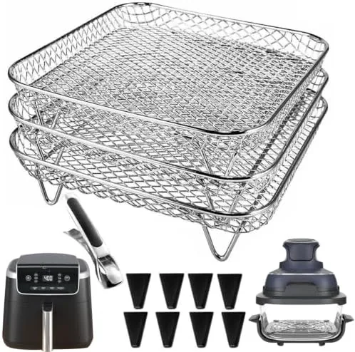 7 Inch Air Fryer Rack Compatible with Ninja Crispi/Ninja Pro 5QT/ Cosori 5QT/ Chefman Review: Tested and Rated
