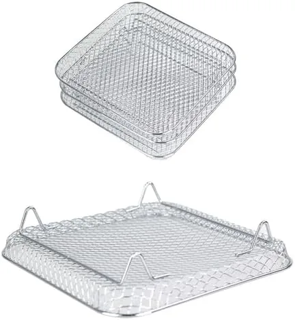 The 7 Inch Air Fryer Rack Compatible with Ninja Crispi/Ninja Pro in real use