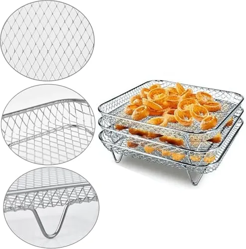Another view of the 7 Inch Air Fryer Rack Compatible with Ninja Crispi/Ninja Pro