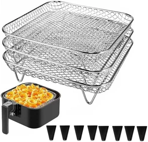 Testing the 7 Inch Air Fryer Rack Compatible with Ninja Crispi/Ninja Pro over two weeks