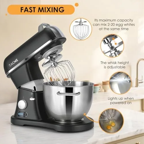 Comparison of the commercial mixer with a standard home mixer