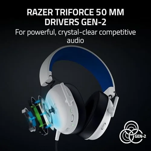 The headset connected to a PC showing the 2.4 GHz USB receiver beside it