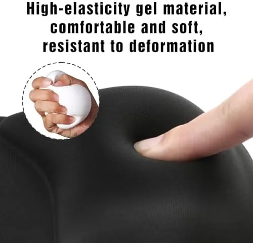 The Ergonomic Mouse Pad with Wrist Rest - Gel Wrist Support in real use