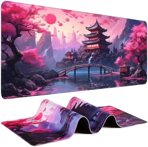 Gaming Mouse Pad - (31.5"×11.8") Japanese Anime Large Mouse Pads for Desk - Desk Review: Tested and Rated