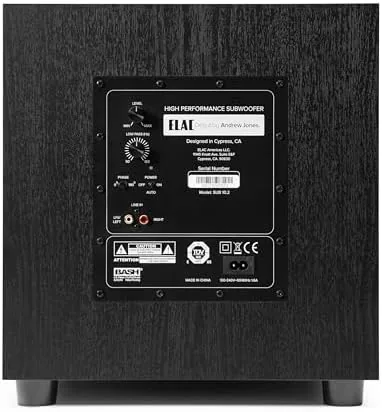 The ELAC Debut 2.0 DS102.2 200 Watt Powered Subwoofer (Matte Black) in real use
