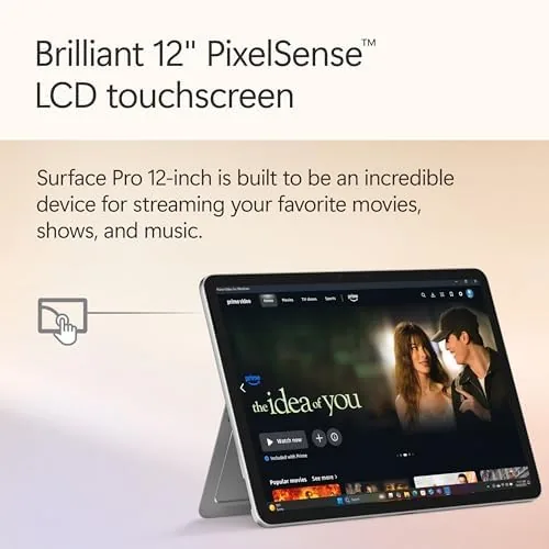 The Surface Pro sitting next to a traditional laptop for size comparison