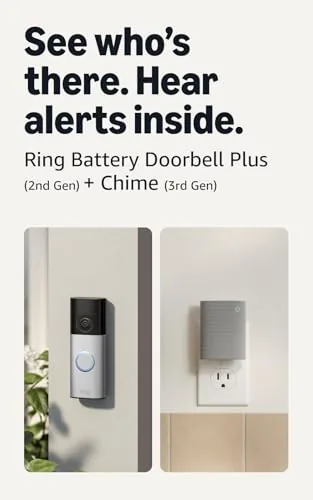 Ring Battery Doorbell Plus (newest model), Nickel Silver with Chime (newest model), White Review: Tested and Rated