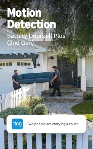 The Ring Battery Doorbell Plus (newest model), Nickel Silver with Chime compared in context