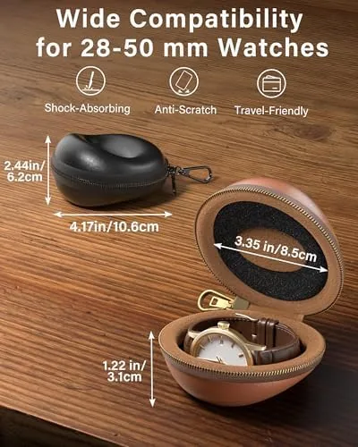 Testing the ProCase Single Watch Travel Case with Carabiner Clip, EVA Hard over two weeks