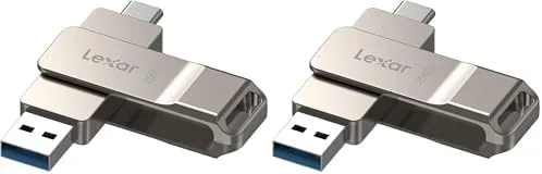 Lexar D40E 256GB Dual USB 3.2 Gen 1 Type-C Jump Drive, USB-C Flash Metal Review: Tested and Rated