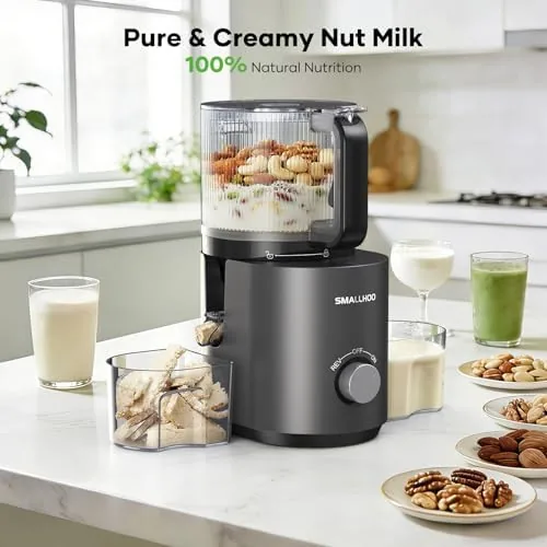 The 3-in-1 juicer next to a centrifugal juicer for comparison