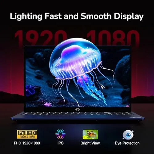 Another view of the NIMO 15.6" IPS FHD Light Gaming Laptop | 8 Cores