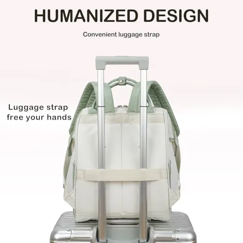 The KROSER Laptop Backpack 17" Stylish Backpack Work for Men/Women-Beige/khaki | in real use