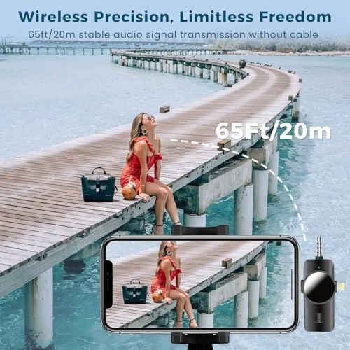 The Mini Microphone for iPhone Android, 3 Wireless Lavalier Microphones | compared in context