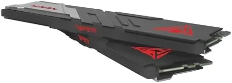 Patriot Viper Venom memory installed in the DIMM slots of a motherboard