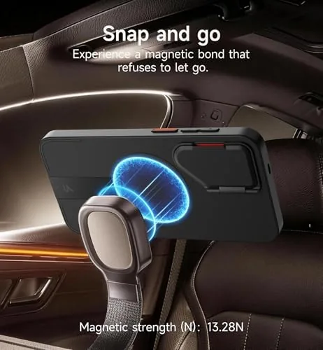 The SURITCH for Samsung Galaxy S24 Phone Case, Magnetic Protective Cover in real use