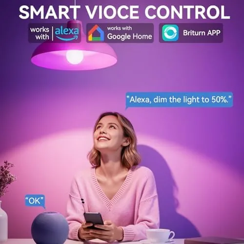 Close look at the Auxmir A19 Smart Light Bulbs with Remote, RGB+CCT Color LED build quality